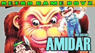 Lets Play Amidar 1981 Arcade game [upl. by Drofyar]