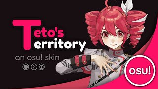 Tetos Territory  an osu skin preview [upl. by Arrakat]