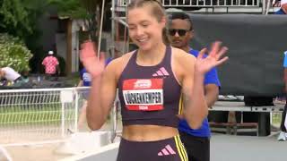 Gina Lückenkemper runs 1109 at Adidas Atlanta City Games [upl. by Eanar937]