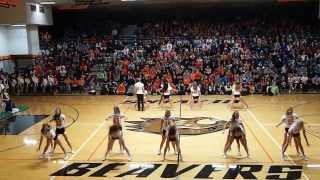 BHS Varsity Cheer at Homecoming Assembly 2013 [upl. by Nicky]