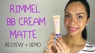 NUEVA RIMMEL BB CREAM MATTE  RESEÑA  DEMO  MARIEBELLE [upl. by Jorry878]