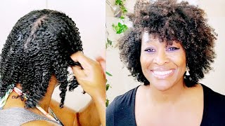 Wash and Go 🌿 Full Demo As I AM Products [upl. by Eelir]