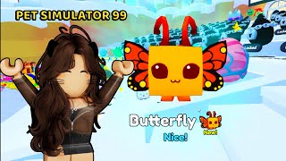 Getting Lucky In ROBLOX Pet Simulator 99 [upl. by Atikan]