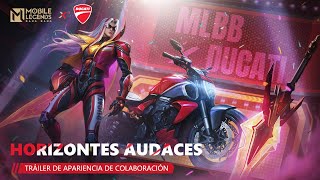 Horizontes Audaces  Tráiler de Apariencia de Colaboración MLBB × Ducati  Mobile Legends Bang Bang [upl. by Cailean]