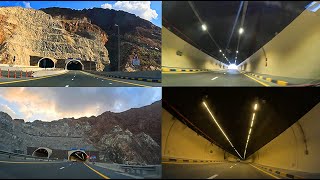 Full View amp Guide of Amazing Multiple Underground Tunnels on the Roads of Khor Fakkan UAE [upl. by Garv]