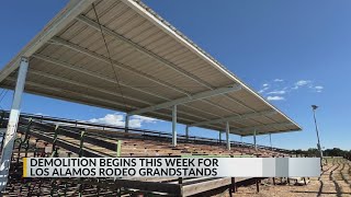 Brewer Arena grandstand in Los Alamos set for demolition [upl. by Corbett]