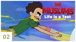 The Muslims Life is a Test English Islamic Cartoon for Children no music [upl. by Yralih]