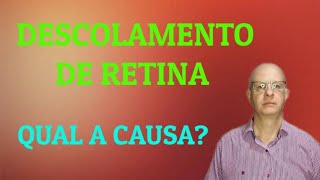 Descolamento de retina Qual a causa [upl. by Hakon]