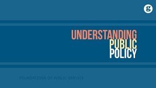 Understanding Public Policy [upl. by Dauf]