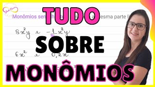 AULA COMPLETA DE MONÃ”MIOS O QUE Ã‰ GRAU MONÃ”MIOS SEMELHANTES E OPERAÃ‡Ã•ES ðŸ‘©â€ðŸ« PROF GISELE RAMOS [upl. by Seligmann379]