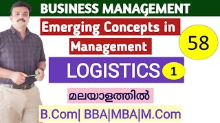 Business Management Logistics Malayalam [upl. by Nnaeerb]