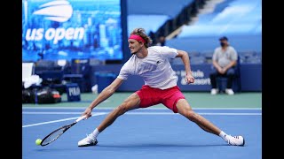 Borna Coric vs Alexander Zverev  US Open 2020 Quarterfinal [upl. by Sib]