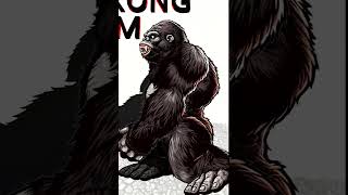 KING KONG size Comparison45M anime manga art [upl. by Llebanna708]