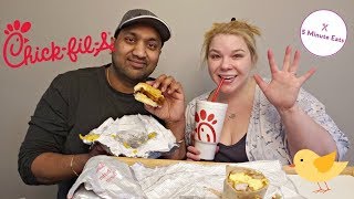 Chick Fil A Breakfast Review [upl. by Naihtniroc]