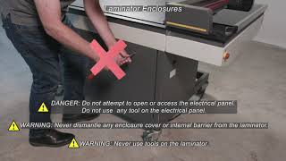 FLEXCEL NX Mid Laminator Operator Safety Guide [upl. by Marashio]