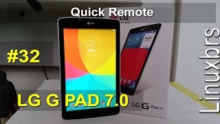 LG G PAD 70 V400  Quick Remote  PTBR  Brasil [upl. by Arraet]