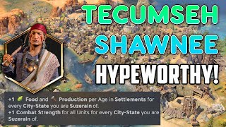 Pro Civ 6 player reacts to Tecumseh and the Shawnee HYPE Civ 7 [upl. by Riobard857]