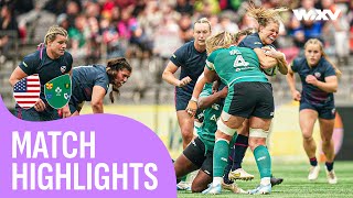 An INCREDIBLE comeback in Vancouver 🤯  USA v Ireland  Highlights  WXV 1 [upl. by Yarod]