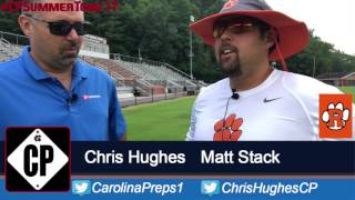 2017 CP Summer Tour Rosman head coach Matt Stack [upl. by Aliehs]