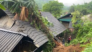 The aftermath of Typhoon Yagi  Homeless single woman Ly Thi Noong [upl. by Yvi256]