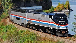 Amtraks Great Dome Car headed to enjoy fall foliage [upl. by Vilberg]