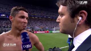 Interview Cristiano Ronaldo énorme quot SÌÌÌÌÌÌÌÌÌÌquot après sa victoire [upl. by Nayrb]