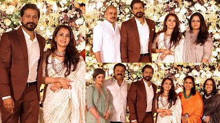 Bhama Wedding Reception Video Full  Celebrities at Bhama amp Arun Marriage Reception [upl. by Anaiad]