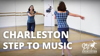 How to Dance the Charleston basic step to music [upl. by Joby341]