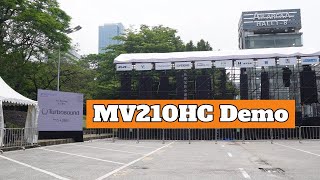 Turbosound MV210HC Outdoor Demo in Prolight  Sound Guangzhou 2024 [upl. by Eblehs]