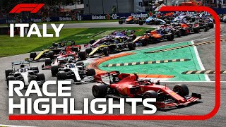 2019 Italian Grand Prix Race Highlights [upl. by Ynot149]