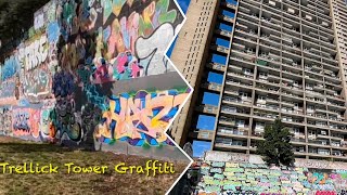 Trellick Tower London Graffiti Hall Of Fame Tour [upl. by Laroc]