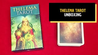 THELEMA TAROT  Unboxing e Primeiras Impressões [upl. by Crockett]