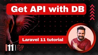 Laravel 11 API tutorial 3 Make First GET API with database [upl. by Yeliab]