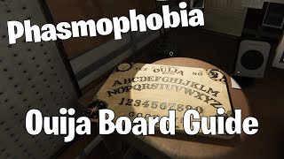 Ouija Board Guide For Phasmophobia 2024 [upl. by Anilorac]