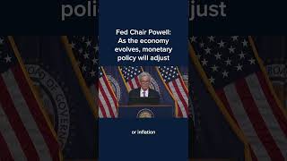 Fed Chair Powell As the economy evolves monetary policy will adjust [upl. by Ardis]