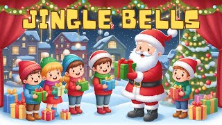 jingle bell song  kids videos  toddlers  jingle bells piano  childrens [upl. by Bornstein139]