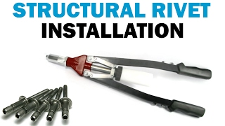 How to use a Lever Rivet Tool to Install Rivets  Fasteners 101 [upl. by Vera]