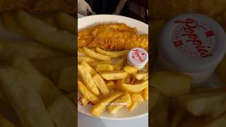 London’s Poppies fish amp chips honest food vlog review✅london espinosaonboard foodreview travel [upl. by Edrick725]