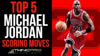 Top 5  MICHAEL JORDAN Basketball Moves to BREAK Defenders and Score More Points like MJ [upl. by Magdala]