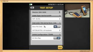 Setting Up for a Cat 5e Permanent Link with the Fluke DSX5000 Cable Analyser [upl. by Enyehc813]