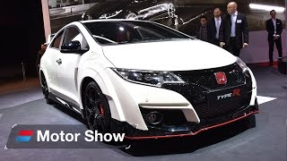 Honda Civic Type R vs Ford Focus RS – Geneva Motor Show 2015 [upl. by Fruin]