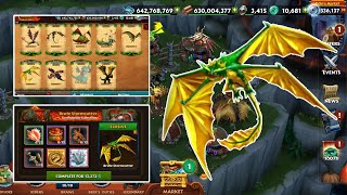 Rise Of Berk Walkthrough 3 All Brute Dragons Green Deaths Collection [upl. by Llibyc]