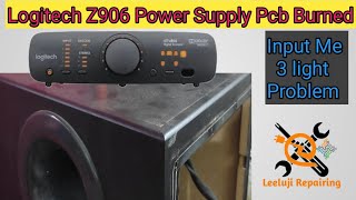 Logitech Z906 Home Theater Repair  Logitech Z906 Power Supply Repair And Voltage Detail [upl. by Cahn]