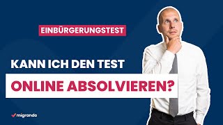 Einbürgerungstest Online möglich [upl. by Airotahs]