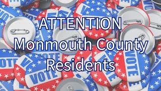 Monmouth County Board Elections Poll Worker Recruitment Video  English [upl. by Niffirg]