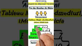 pronostics pmu quinté DU 722024 [upl. by Asiat]