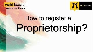 How to Register a Proprietorship Firm [upl. by Nodal484]