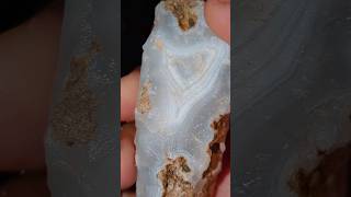 chalcedony with banded agatenaturalagate agate gemstone shorts youtubeshorts [upl. by Manwell]