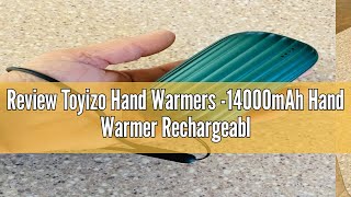 Review Toyizo Hand Warmers 14000mAh Hand Warmer Rechargeable Up to 15Hrs Warmth Electric Hand Warm [upl. by Stedmann]