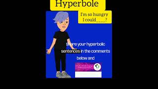 Hyperbole  Figure of speech  Puzzle figureofspeech advancedenglish english [upl. by Neladgam]